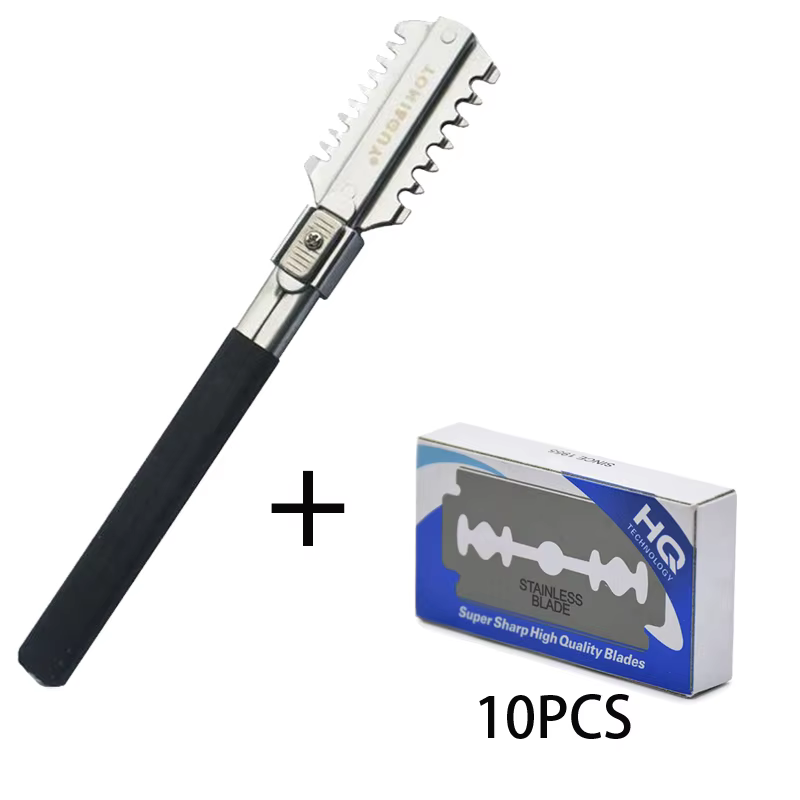 Grooming Men'S Hair - Double-Edge Shaving Haircut Razor Knife Blades