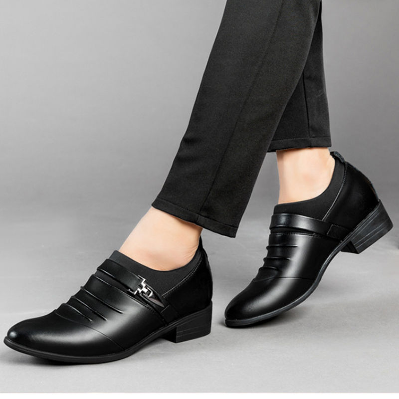Men'S Grooming Oxford - Pointed Toe Vintage Gradient Leather Wingtip