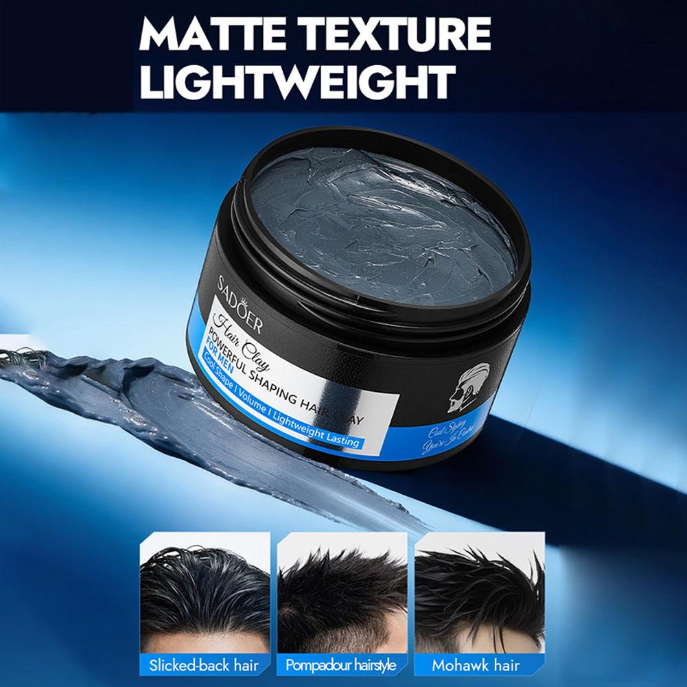 Grooming Men'S Hair - Men's Hair Styling Clay Strong Hold