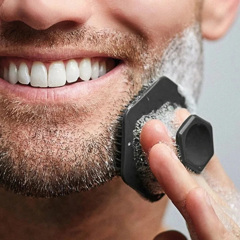Grooming Men'S Hair - 1 Silicone Facial Cleaning Brush Scrubber