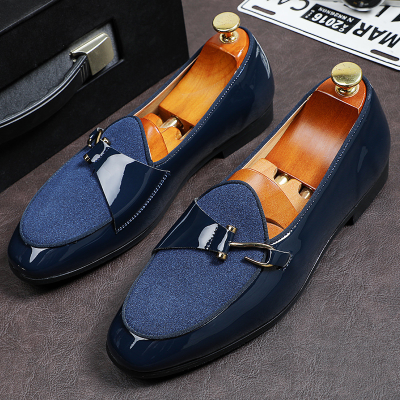 Men'S Grooming Oxford - Luxury Designer New Groom Pointed Suede