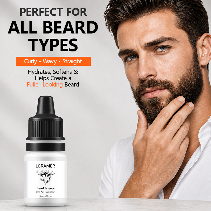 Beard Oil Growth - Men's Beard Growth Serum Nourish Facial