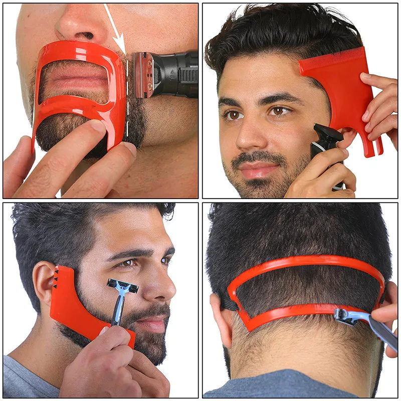 2/4Pcs Men's Beard Combs Hair  - огляд і ціна Grooming Men'S Hair