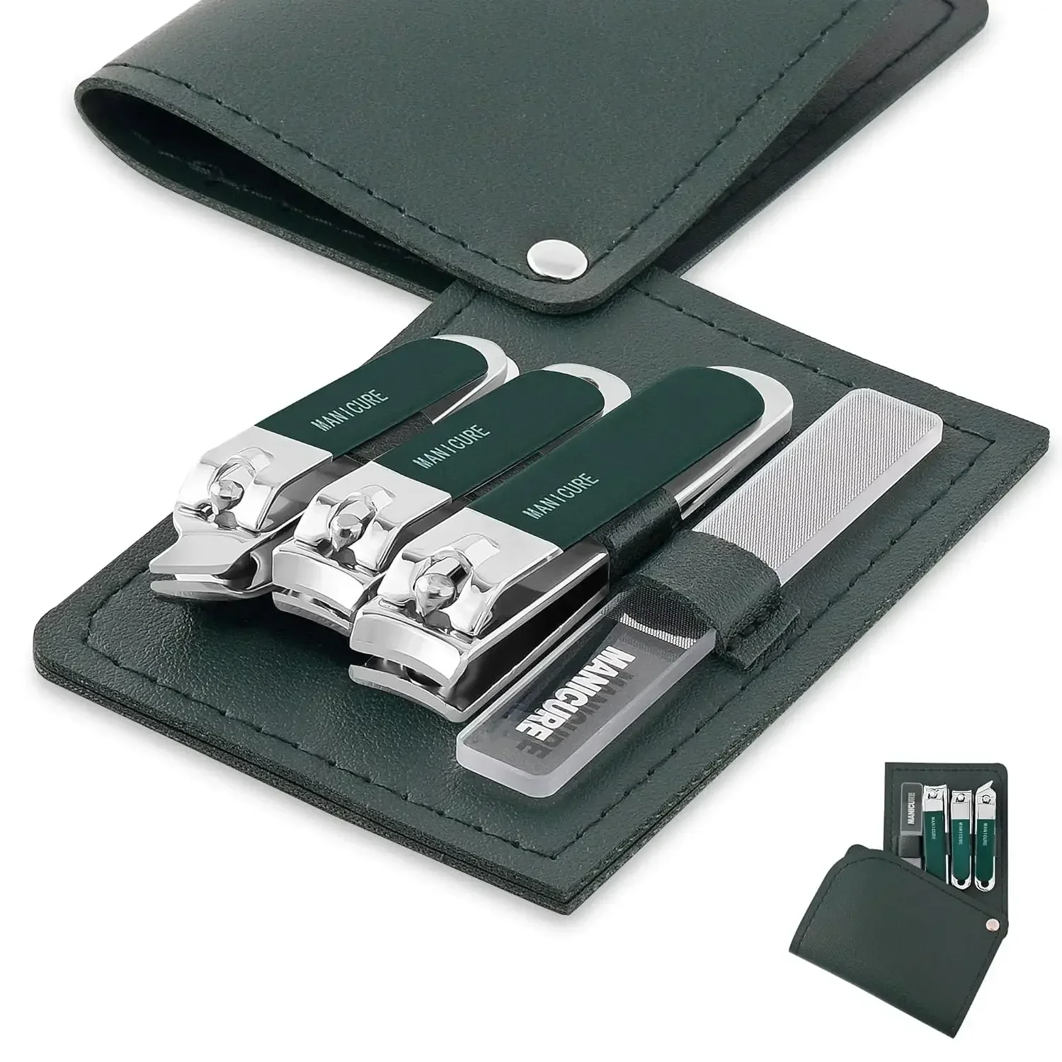 4 Pcs Men/Women Nail Clippers  - огляд і ціна Mens Grooming Travel Kit