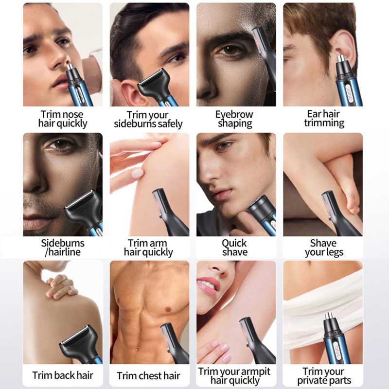 Electric Nose Ear Hair Trimmer - огляд і ціна Men'S Grooming Scissors