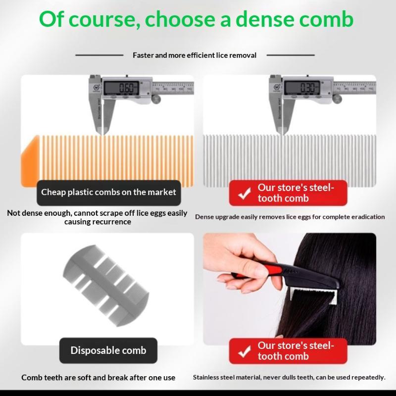 *1Pcs Lice Nit Removal Hair Co - огляд і ціна Comb Fine Tooth