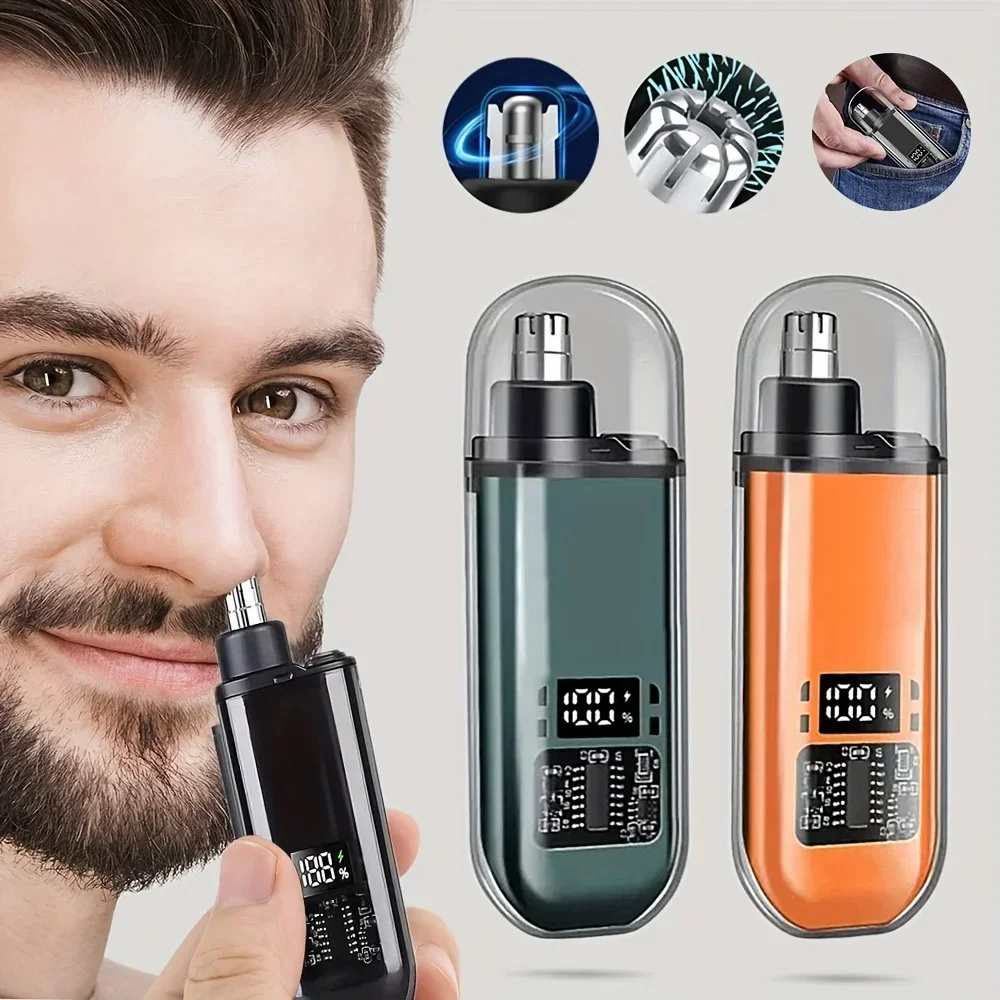 Nose Ear Hair Trimmer USB Rech - огляд і ціна Men'S Grooming Scissors