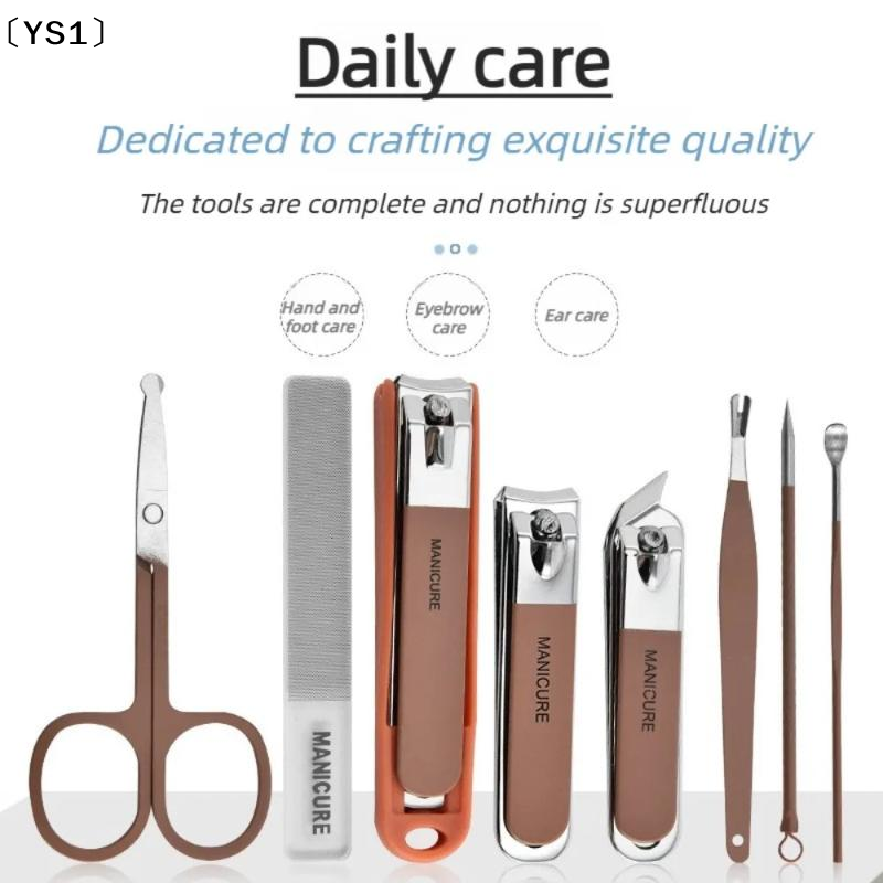 〔YS1〕Nail Care Kit Anti Splatt - огляд і ціна Mens Grooming Travel Kit