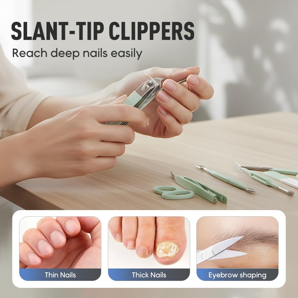 Manicure Set Professional, Nai - огляд і ціна Mens Grooming Kit Case