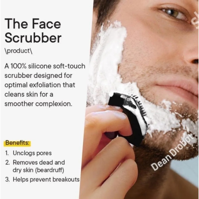 1 Silicone Facial Cleaning Bru - огляд і ціна Grooming Men'S Hair