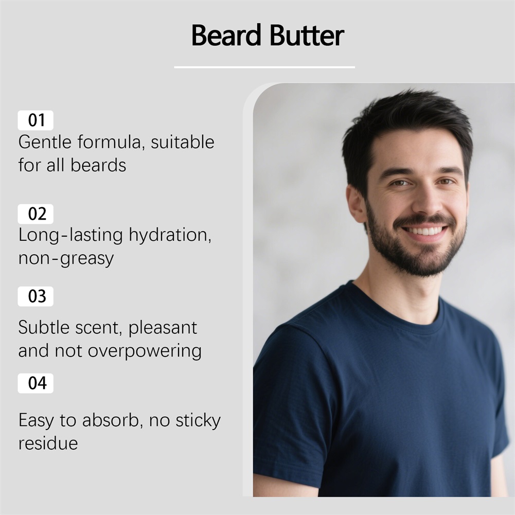 Beard Cream With Shea-Butter-C - огляд і ціна Beard Oil Growth