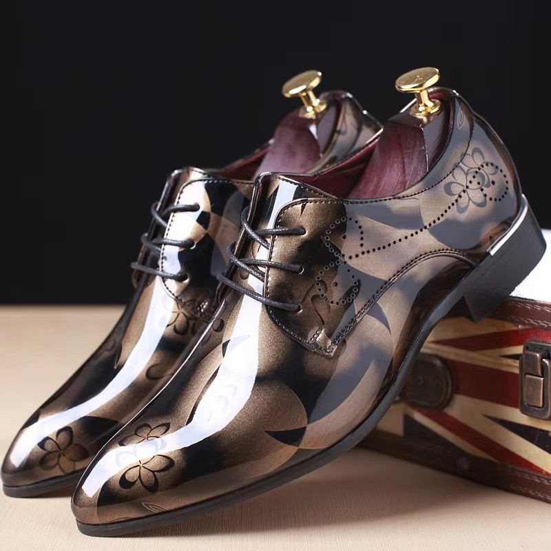 2026 Men Dress Shoes Floral Pa - огляд і ціна Men'S Grooming Oxford