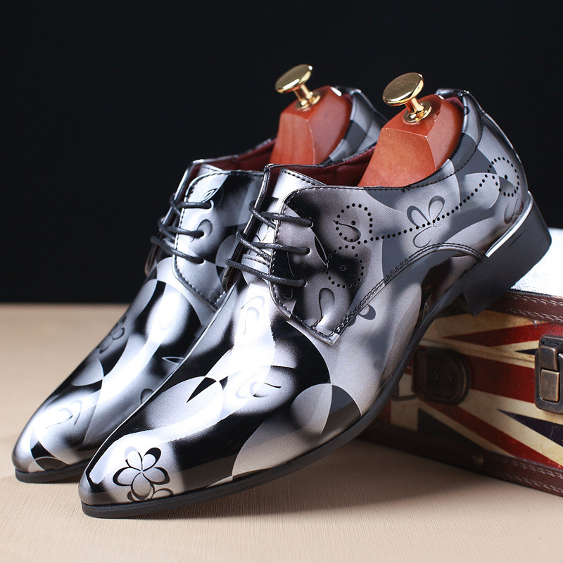 2026 Men Dress Shoes Floral Pa - огляд і ціна Men'S Grooming Oxford