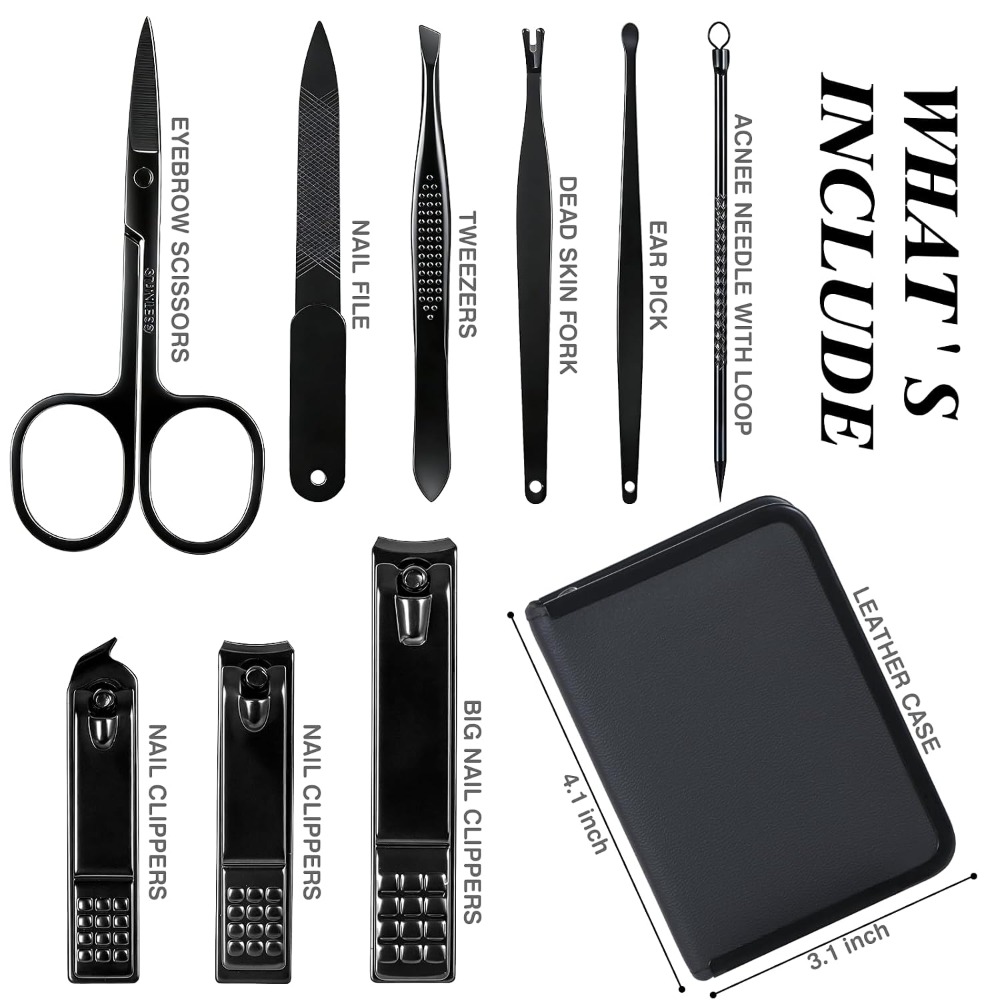 Professional Manicure Pedicure - огляд і ціна Mens Grooming Kit Case