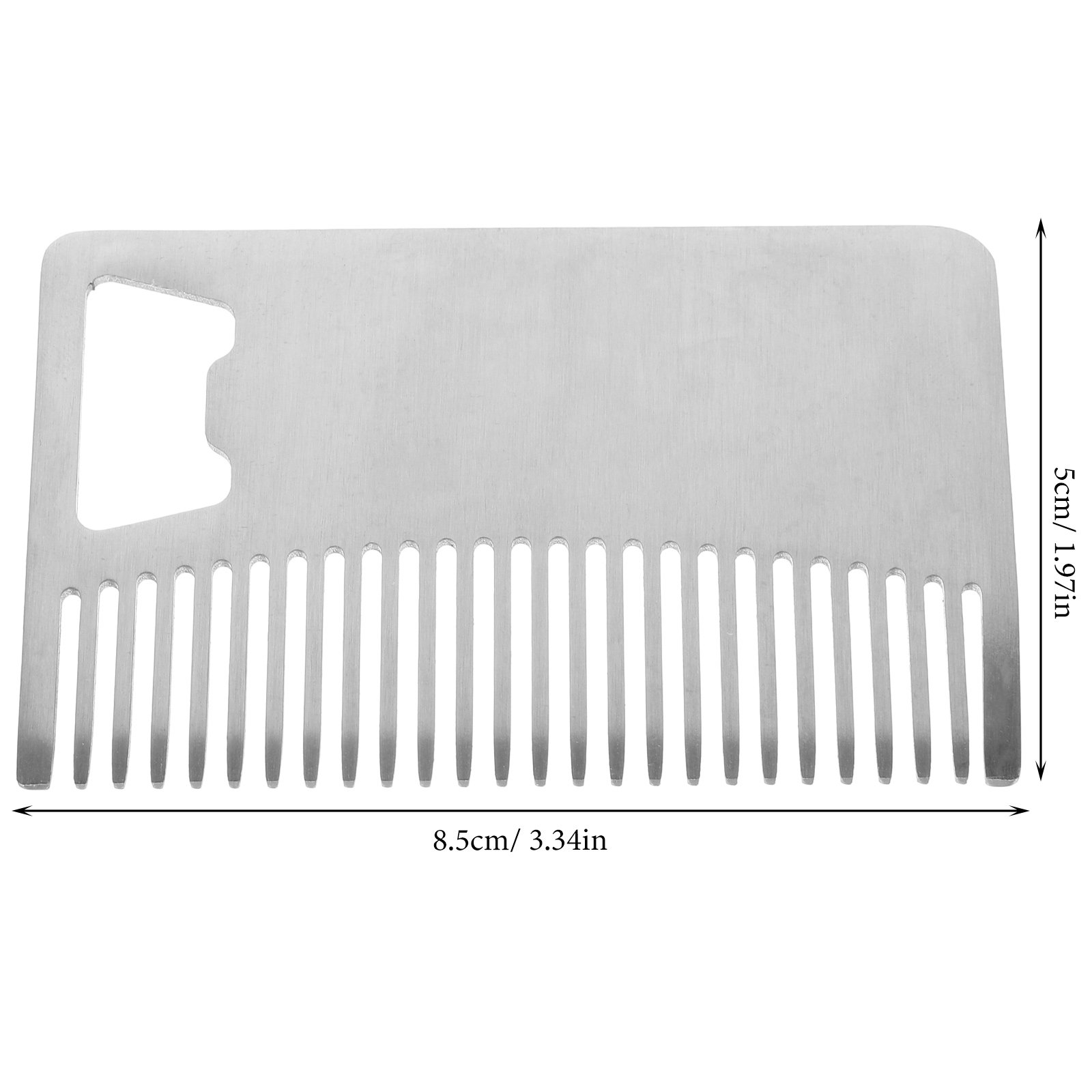 Stainless Steel Beard Comb Por - огляд і ціна Grooming Men'S Hair