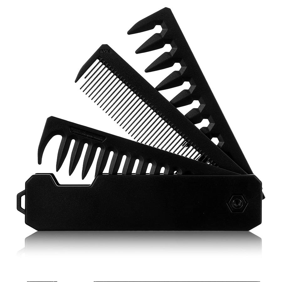 3 In 1 Travel Hair Brush, Fold - огляд і ціна Comb Fine Tooth