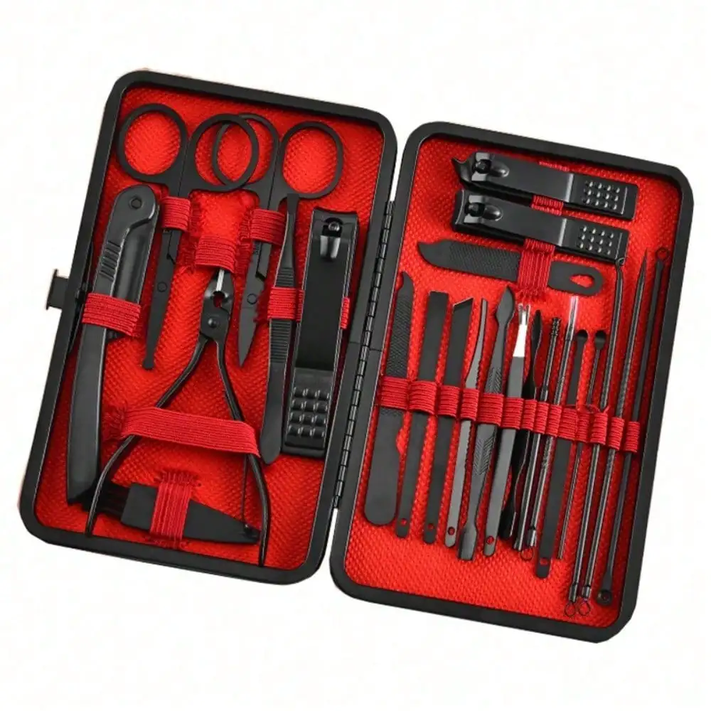 8/24pcs Professional Manicure  - огляд і ціна Mens Grooming Travel Kit