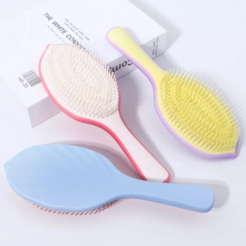1pcs Leaf Shaped Fine Toothed  - огляд і ціна Comb Fine Tooth