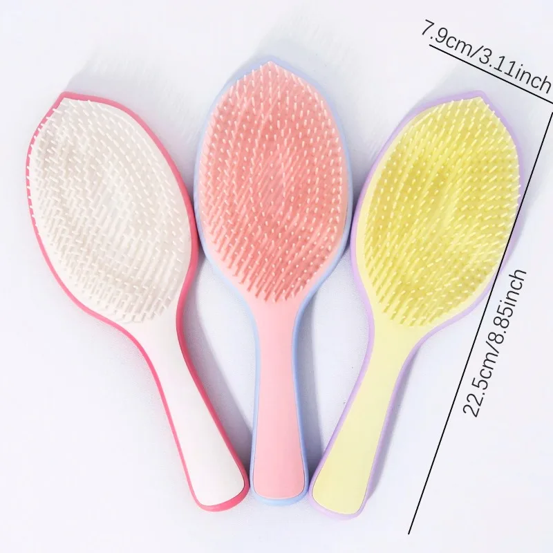1pcs Leaf Shaped Fine Toothed  - огляд і ціна Comb Fine Tooth