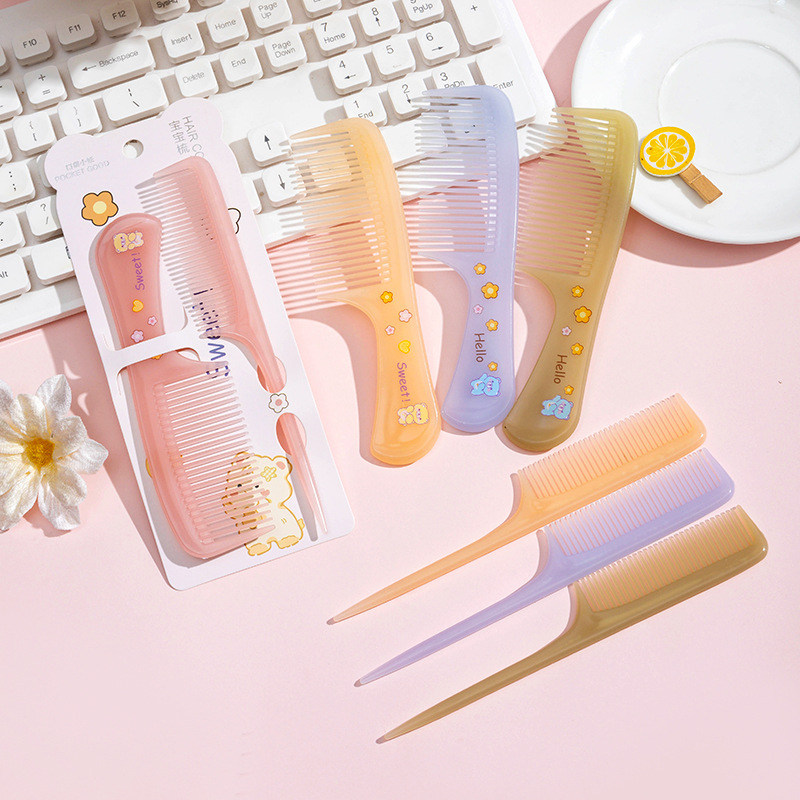 2pcs Cute Cartoon Comb Two-pie - огляд і ціна Comb Fine Tooth