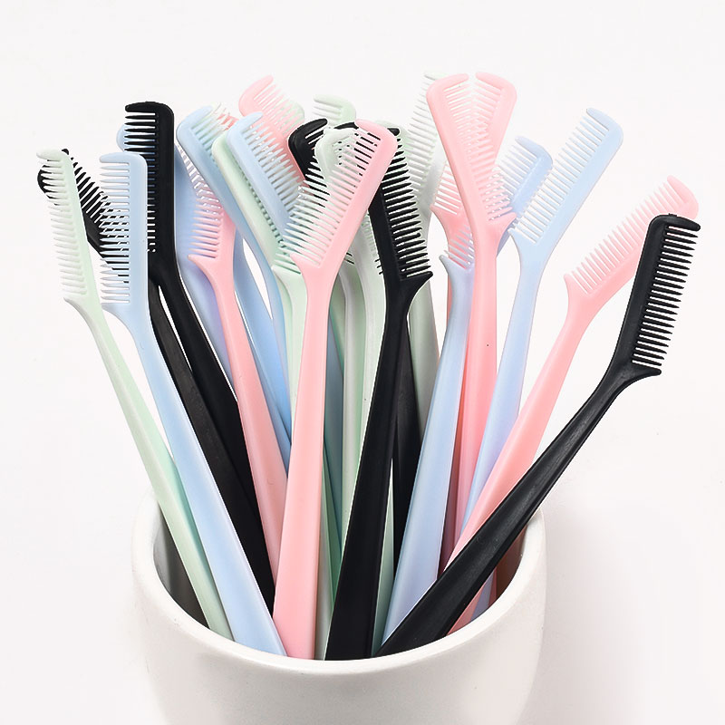 25pcs Multicolor Mini Eyebrow  - огляд і ціна Comb Fine Tooth