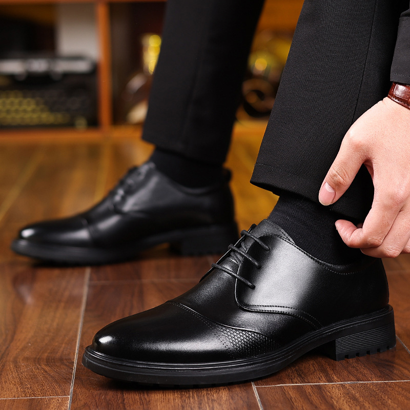 Mens Black Genuine Leather Tex - огляд і ціна Men'S Grooming Oxford