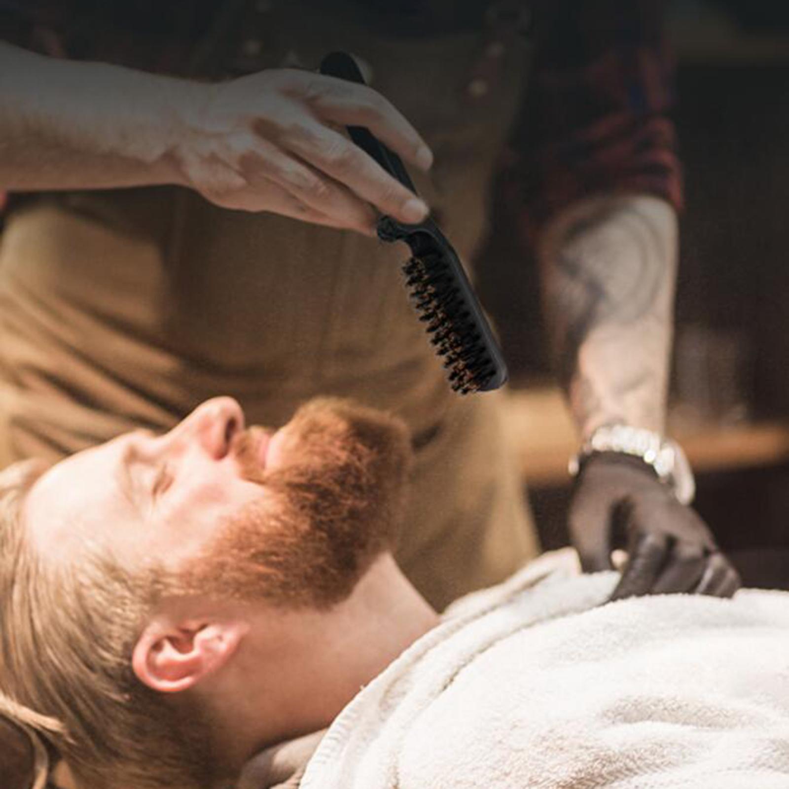 Black Stylish Beard Brush Fold - огляд і ціна Men'S Grooming Barbershop
