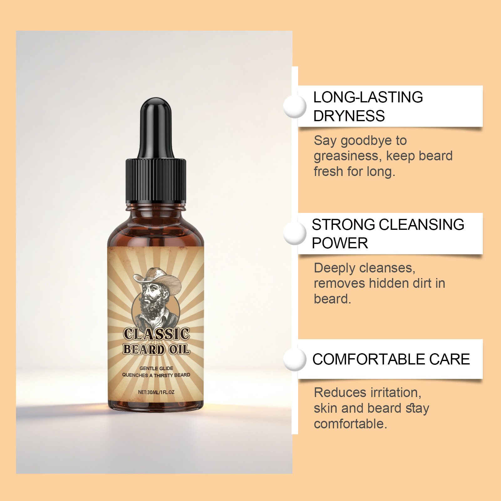 Beard Growth Care Essential Oi - огляд і ціна Beard Oil Growth